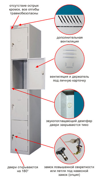 Раздевальный шкаф Metall-Zavod ШРС-14-300